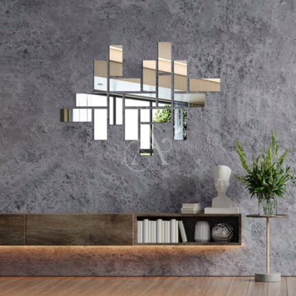 Rectangle Mirror Wall Stickers